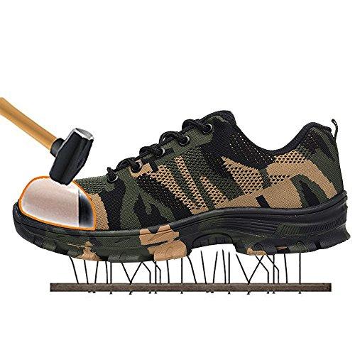 Shoes Safety New Plus Size Outdoor Steel Toe Cap Protective Men Work Breathable flats comfortable - jnpworldwide