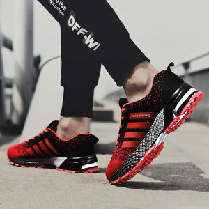 Sport Running Shoes Men Couple Casual Flats Outdoor Sneakers Mesh Breathable Walk Footwear Trainers - jnpworldwide