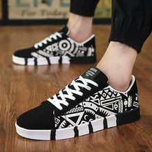 Load image into Gallery viewer, Men Shoes Casual Canvas Fashion Lightweight Lace Up Sneakers Summer Breathable Flats Male Footwear - jnpworldwide