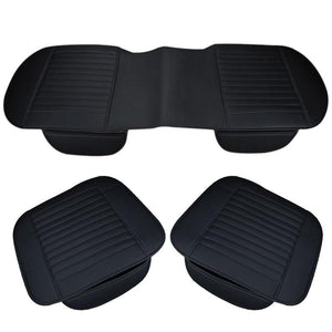 Universal Auto Chair Cushion Mat Breathable PU Leather Pad Car Front Rear Back Seat Cover Cushion - jnpworldwide