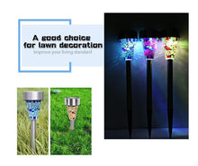 Load image into Gallery viewer, 3 pcs Outdoor Solar Power Light Mosaic LED Stainless Steel Garden Lawn Lamp Emergency Modern Decor - jnpworldwide