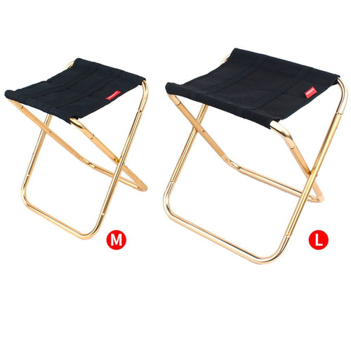 Portable Lightweight Folding Camping Stool Fishing Chair Seat Fishing Picnic Beach Cycling Hiking - jnpworldwide