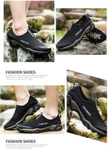 Load image into Gallery viewer, Mesh Shoes Men Sneakers Black Casual Men Loafers Outdoor Slip On Sneakers Men Water Male Footwear - jnpworldwide
