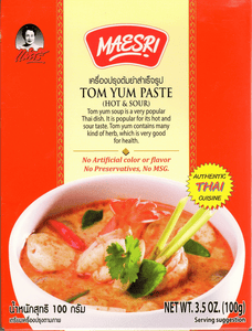 Tom Yam Soup Paste Seasoning instant Spicy Herb Authentic Thai Food Cooked Mix Home Party Halal 泰国美食 - jnpworldwide